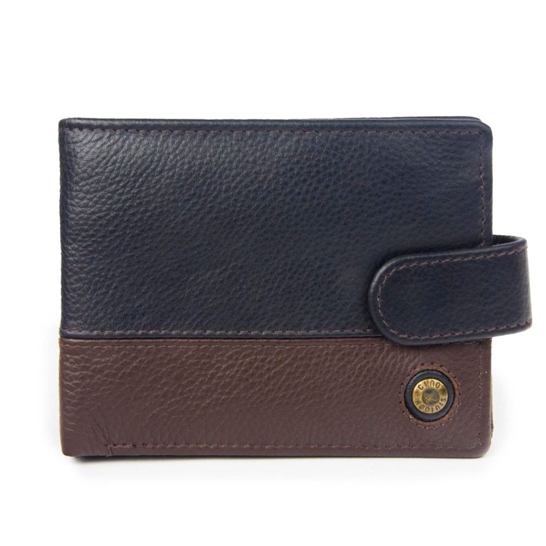Billetera de hombre Capri 988 Azul/Marron Gino Rodinis