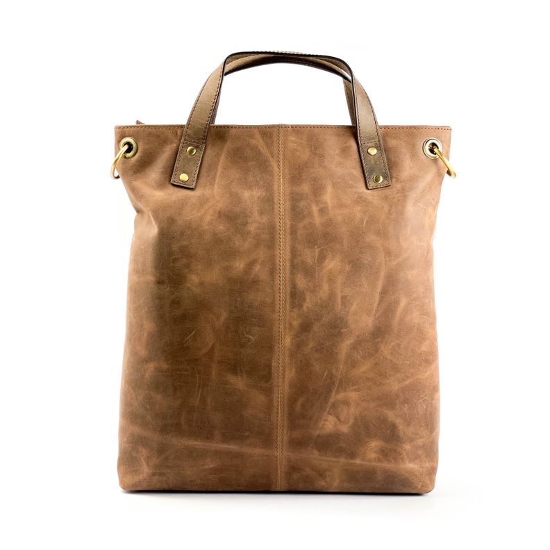 Cartera estilo Tote Bag Gino Rodinis 2201 Camel-4