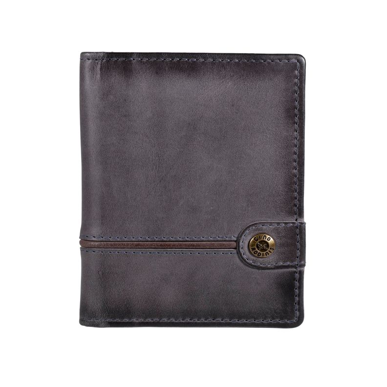 Tarjetero de cuero Hombre Texas 1.165 Gris/Marron