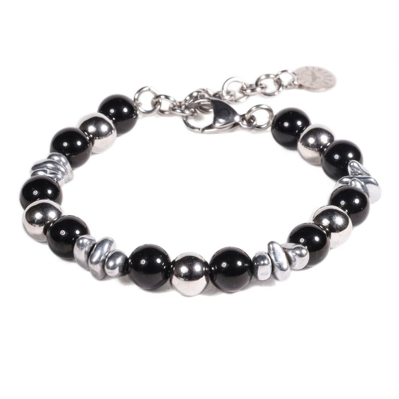 BRAZALETE UNISEX GINO RODINIS B534 | Negro