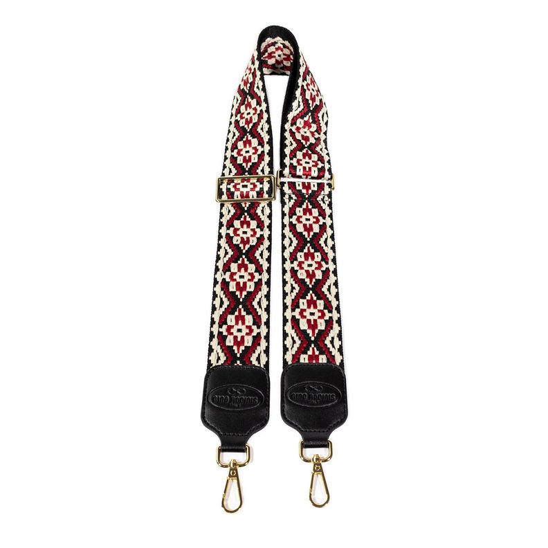 Strap Etnico Multicolor Reversible  2180 Rojo