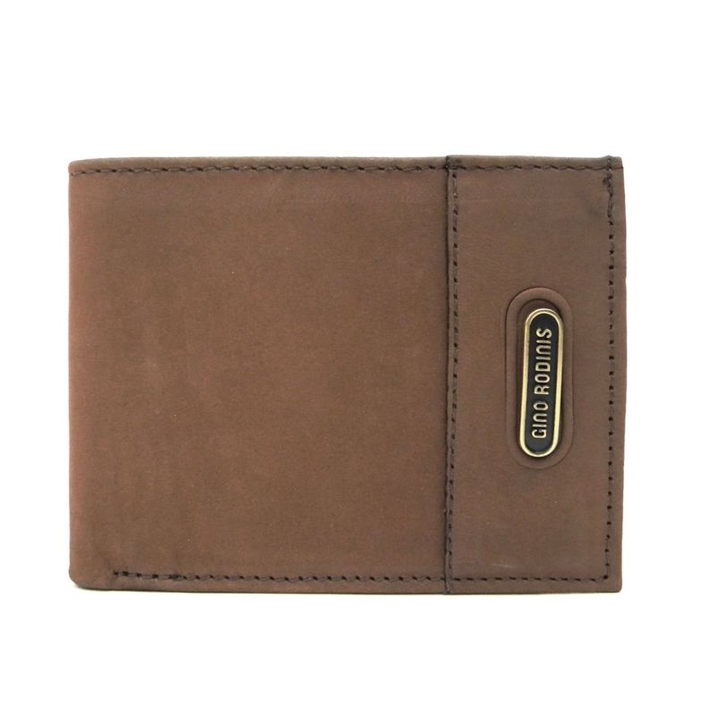 Billetera Gino Rodinis Graso 110 Tierra Cafe Claro