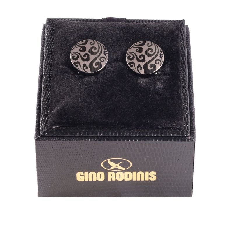 Cubre Boton  Gino Rodinis TB004  Negro Metalico