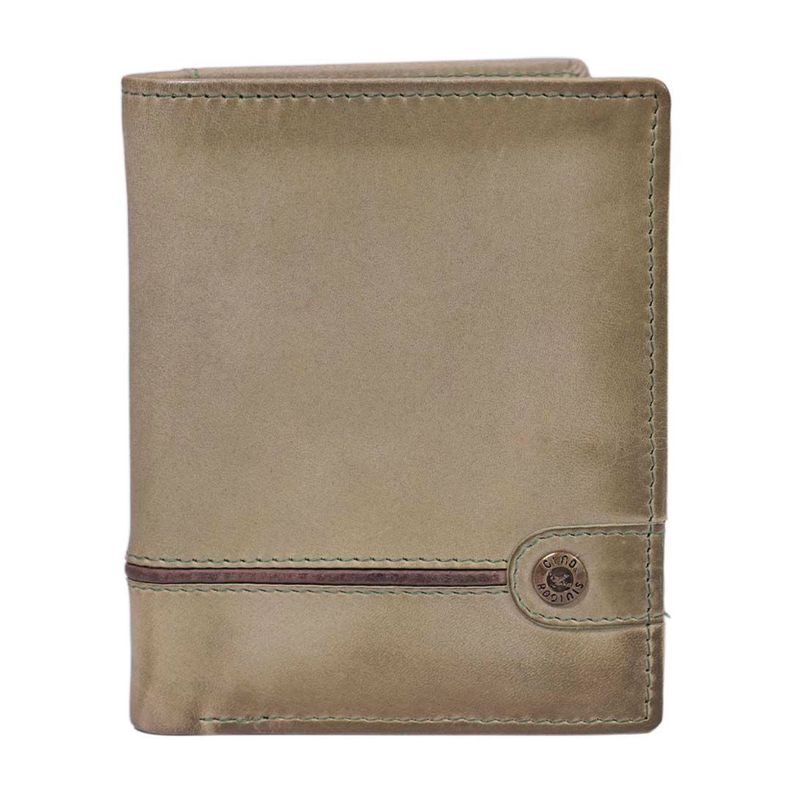 Billetera Gino Rodinis Texas 1.161 Verde/Marron