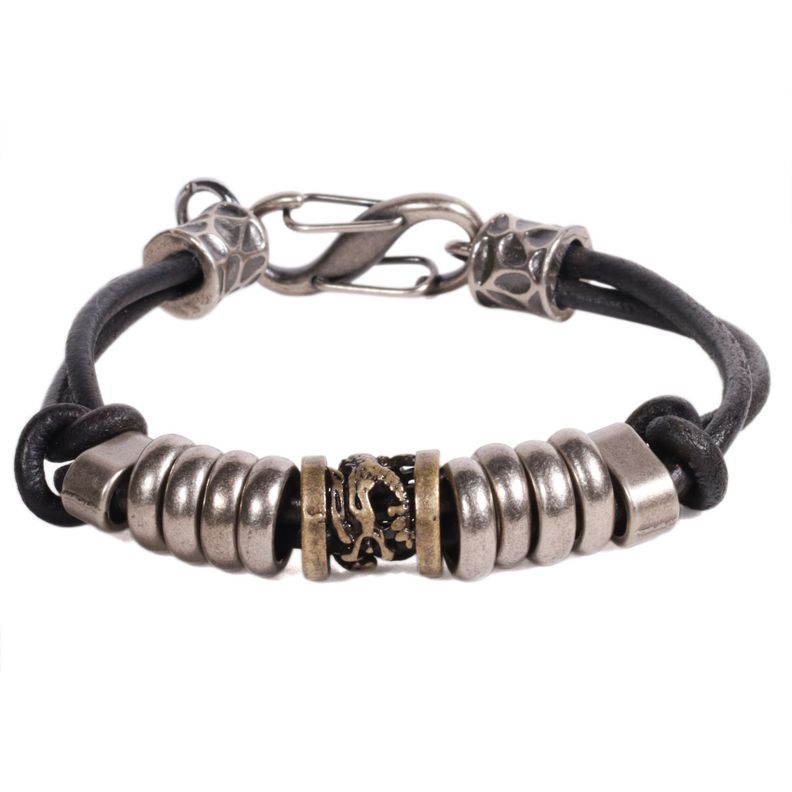 BRAZALETE HOMBRE GINO RODINIS B519 | Negro