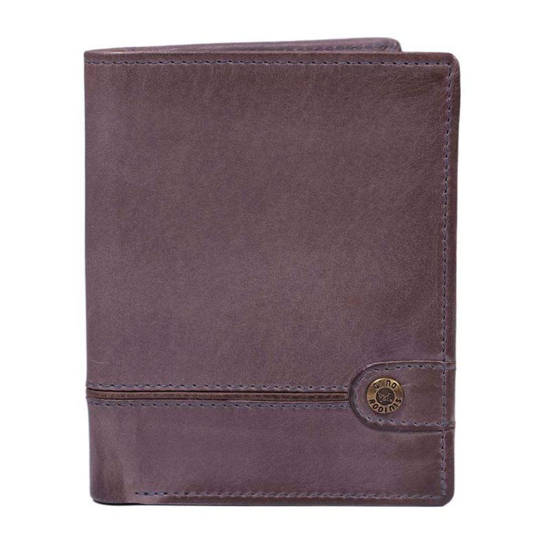 Billetera de cuero Hombre Texas 1.161 Gris/Marron