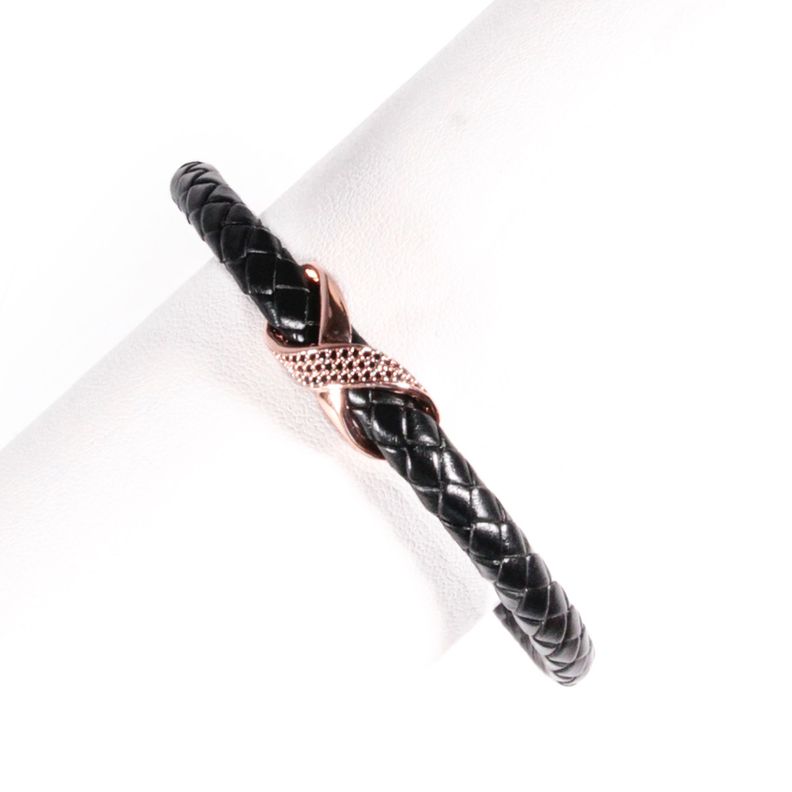 BRAZALETE UNISEX GINO RODINIS  B456 Negro