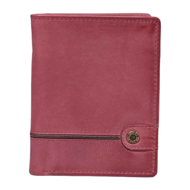 Billetera Gino Rodinis Texas 1.161 Rojo/Marron