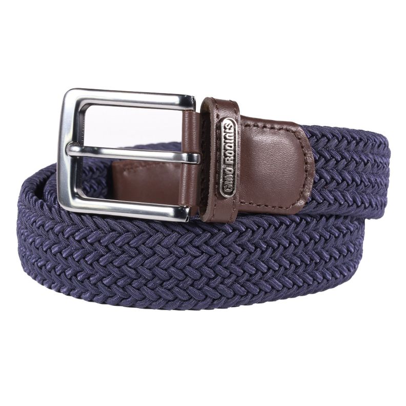 CINTURON ELASTICADO GINO RODINIS HOMBRE 2509 AZUL S-M