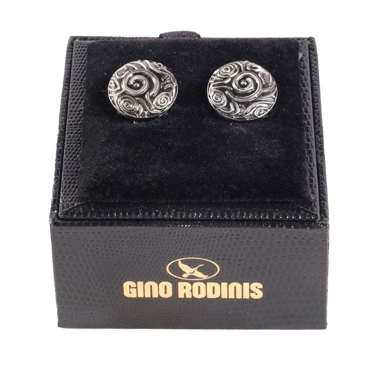 Cubre Boton Gino Rodinis TB002 Plateado Metalico