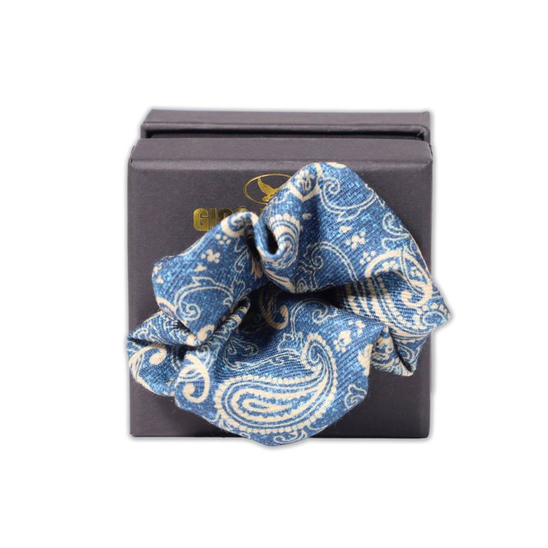 Panuelo de Bolsillo Reversible Gino Rodinis PP512 Cafe