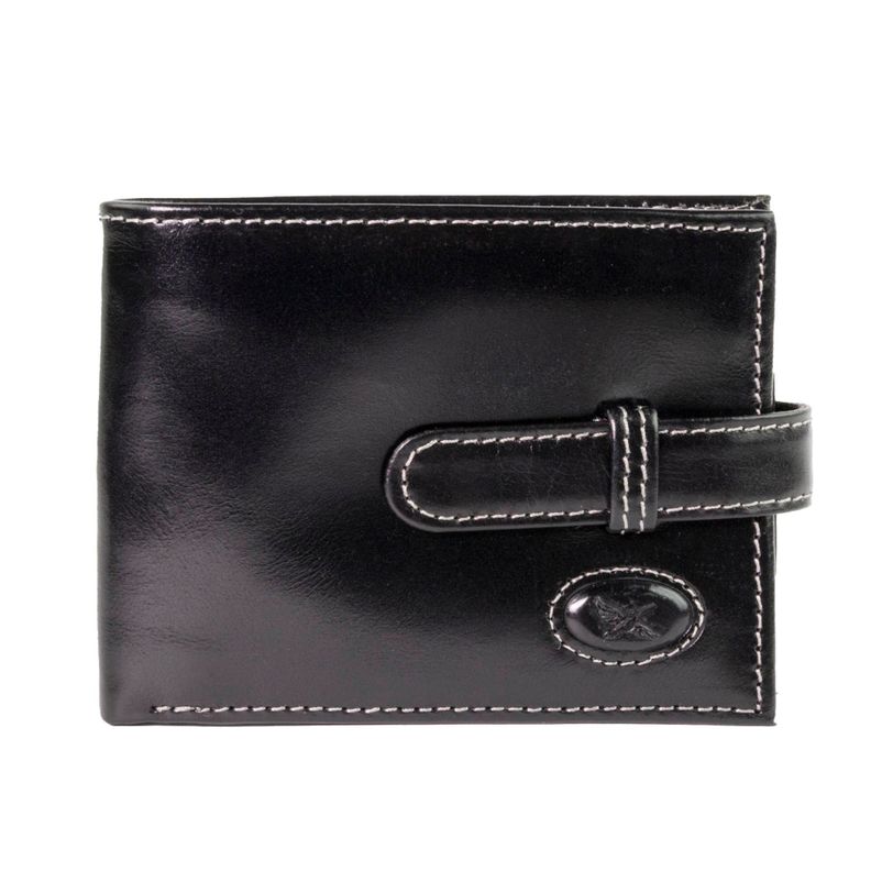 Billetera hombre Gino Rodinis Rieti 683 Negro