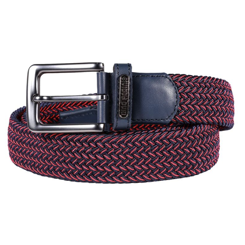 CINTURON ELASTICADO GINO RODINIS HOMBRE 2518 AZUL/ROJO S-M