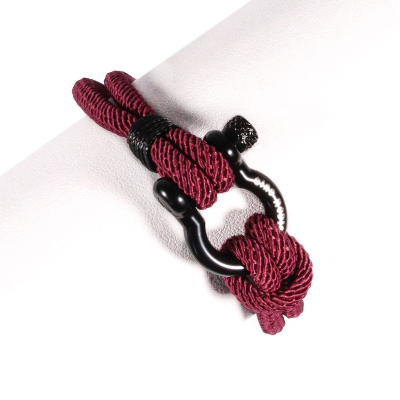BRAZALETE HOMBRE GINO RODINIS  B475 Rojo