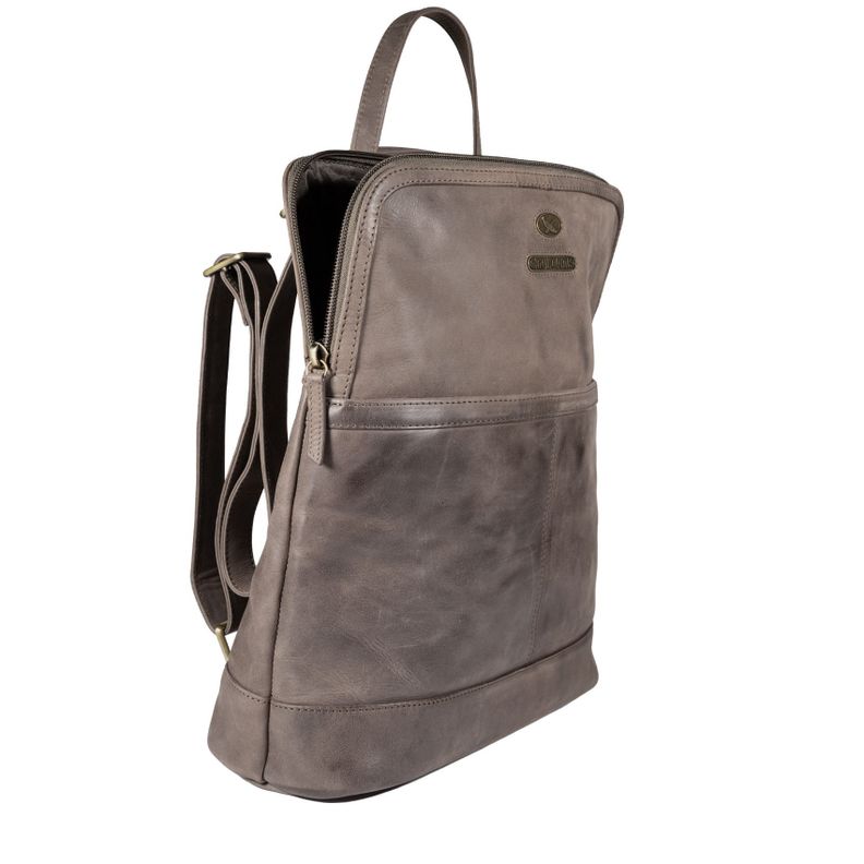 Mochila de Cuero 2117 Café Gino Rodinis -2