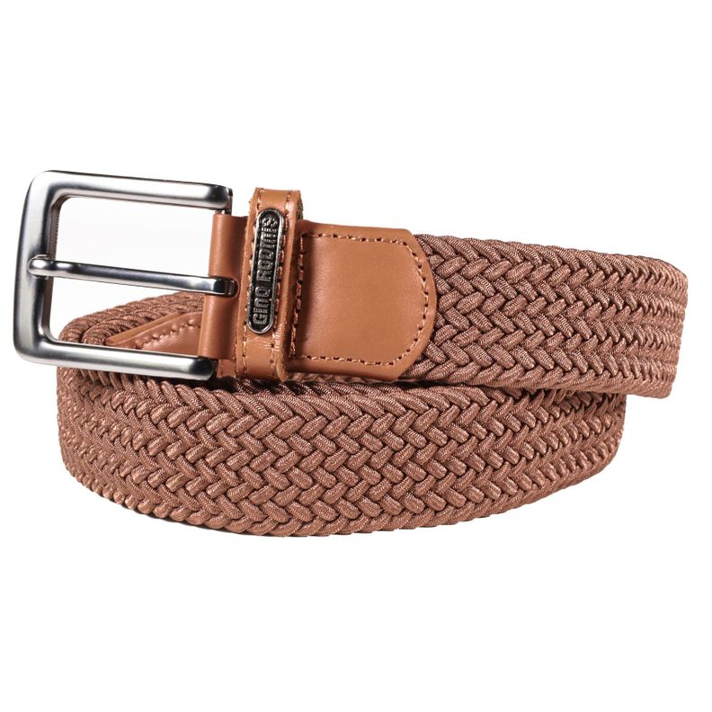 CINTURON ELASTICADO GINO RODINIS HOMBRE 2513 CAMEL S-M
