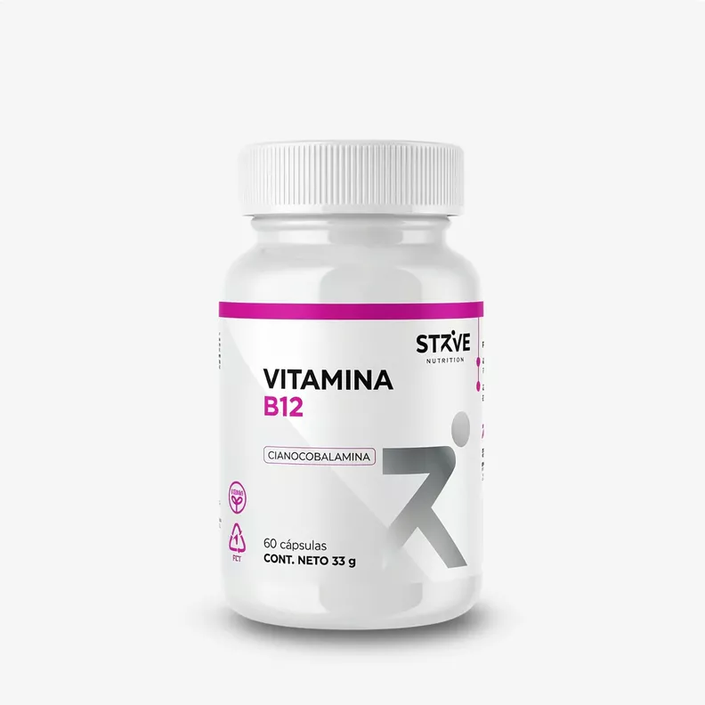 Strive Vitamina B12 Cianocobalamina 12 mcg