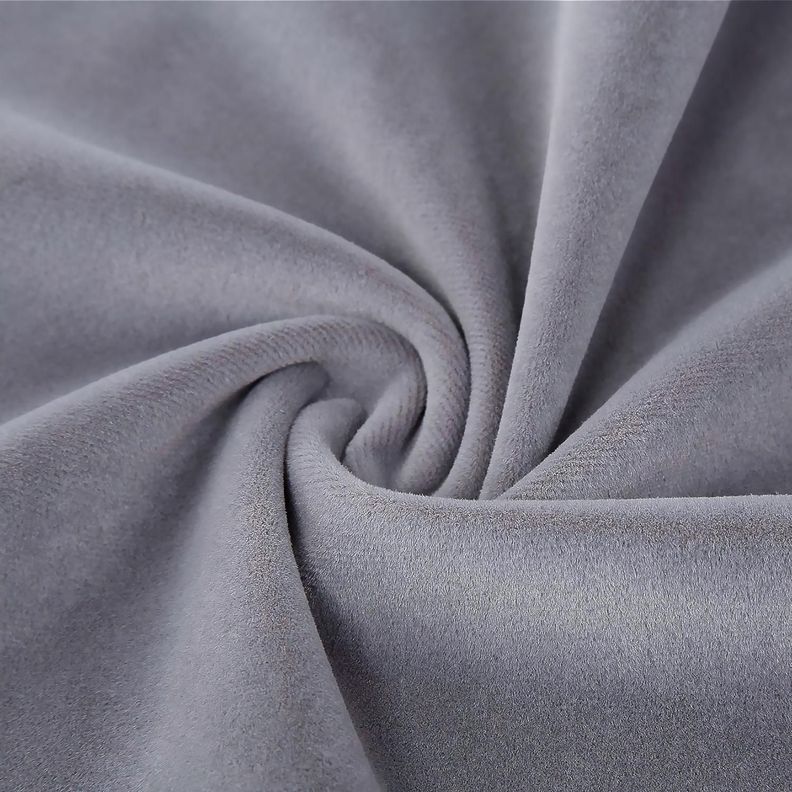 Funda Terciopelo Con Borla Gris Decorativa 45x45-3