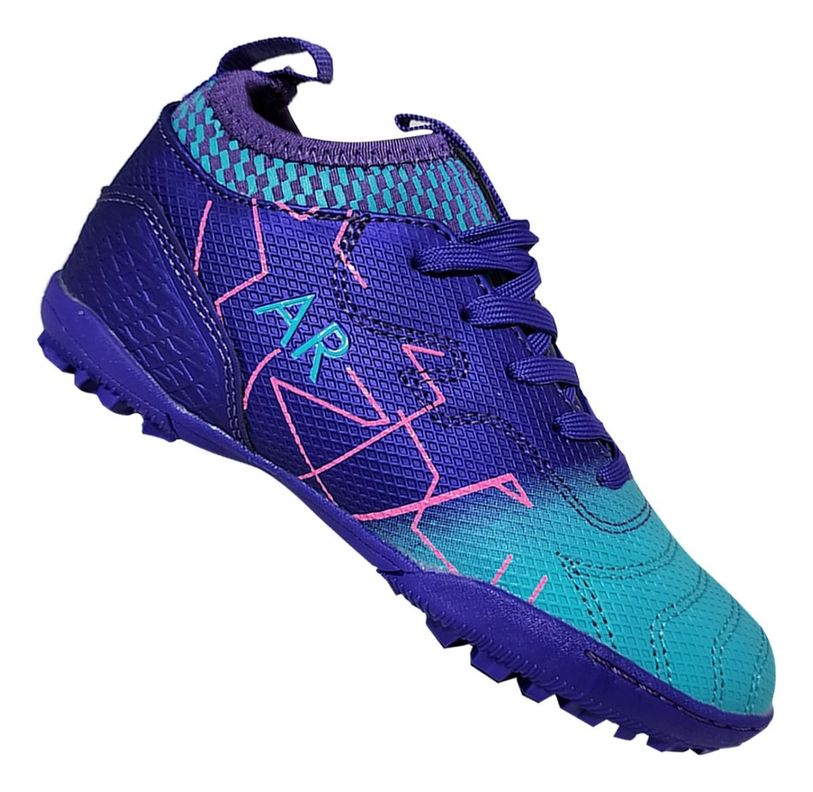 Zapatilla Baby Futbol Juvenil Niños Exotic Soccer Morada7497-0