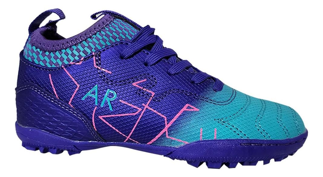 Zapatilla Baby Futbol Juvenil Niños Exotic Soccer Morada7497-2