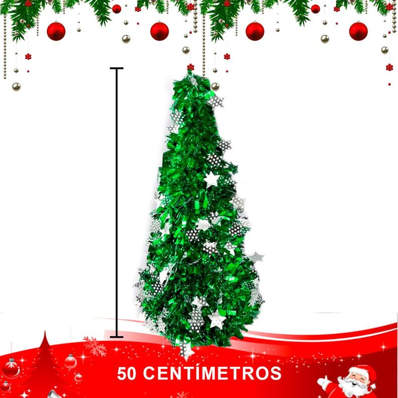 Arbol De Navidad Decorativo Interior-exterior 50 Cm Modelo05-0