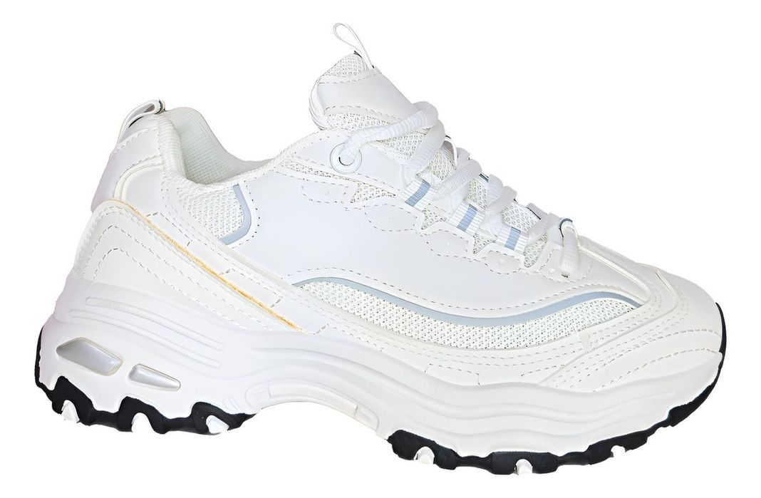 Zapatillas Deportivas Blancas Diseño Moderno Y Elegante 7616-0