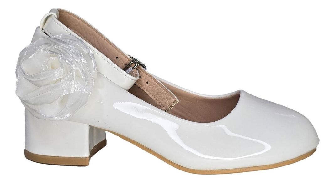 Zapato Niña Charol Fiestas Navidad Bautizos Cueca 7298-0