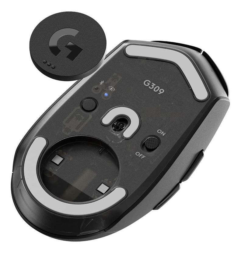 Mouse Logitech G309 Inalámbrico Gamer Lightspeed - Negro-1