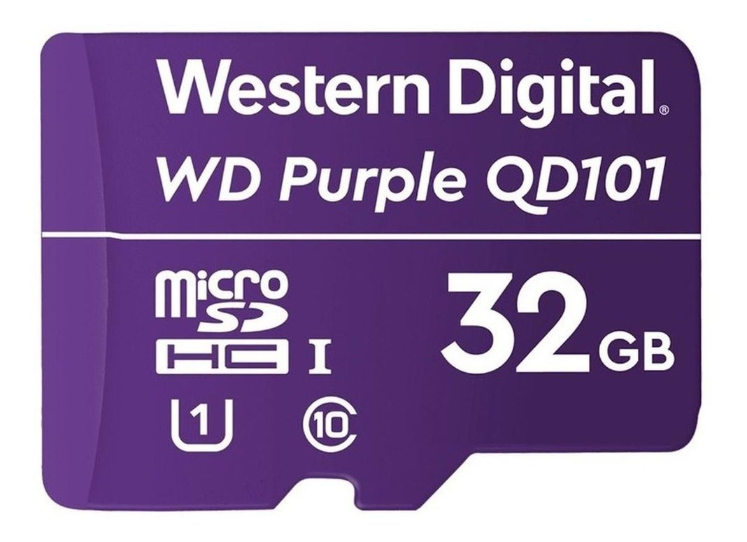 Memoria Microsd Western Digital - 32gb Wd Purple - Seguridad-0