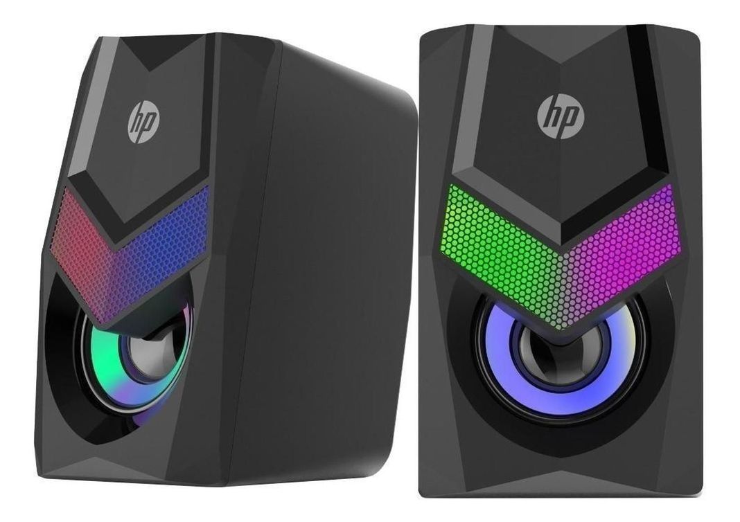 Parlante Mini Gamer Hp Dhe-6000 Black Led/6w/jack3.5mm-1