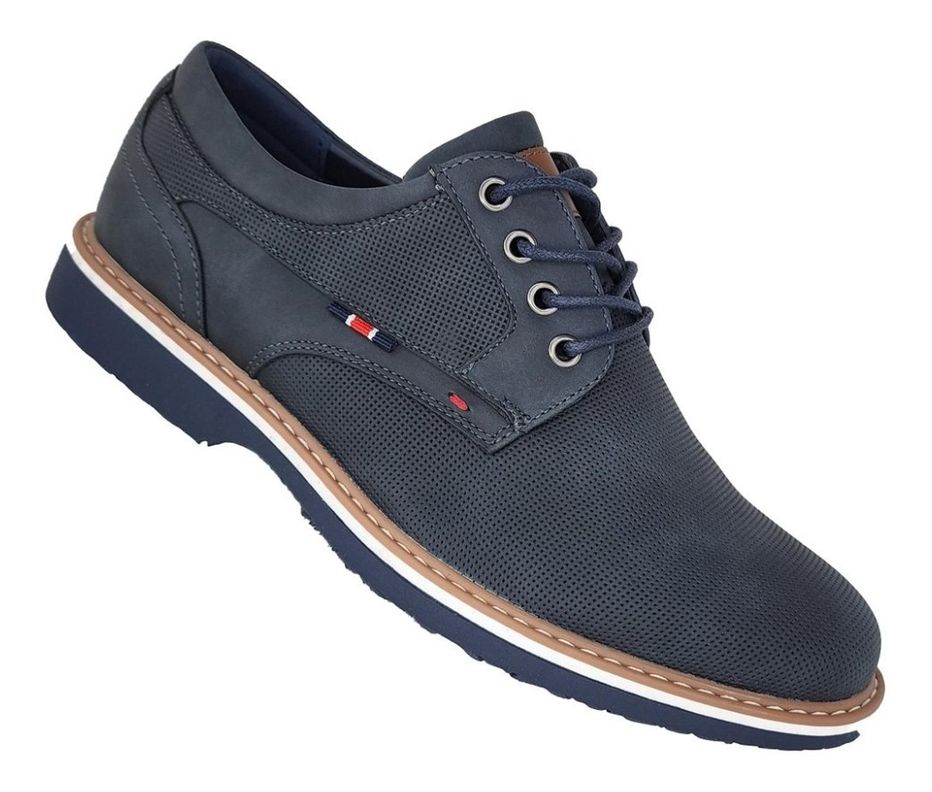 Zapatos Hombre / Caballero Casual Oxfords Ejecutivo 3181 Azul-0