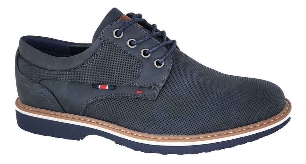Zapatos Hombre / Caballero Casual Oxfords Ejecutivo 3181 Azul-1