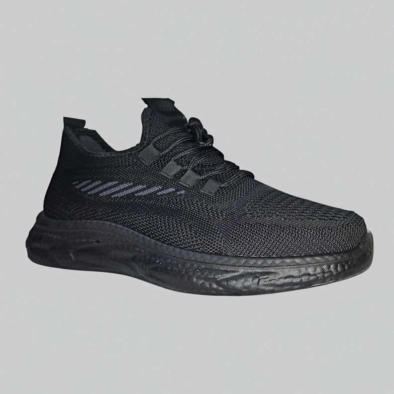 Zapatillas Negra Deportiva Adulto Unisex - 7517-3