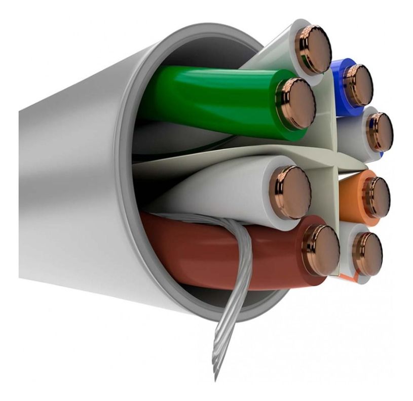 Bobina De Cable Red Cat5 Certificado Nexxt Ab355nxt01 Gris-1