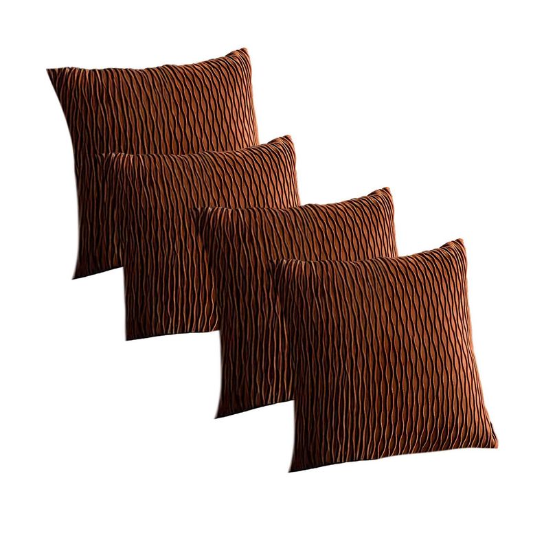 Fundas De Cojin Decorativa 45x45 moderna Cafe PACK 4 U-1