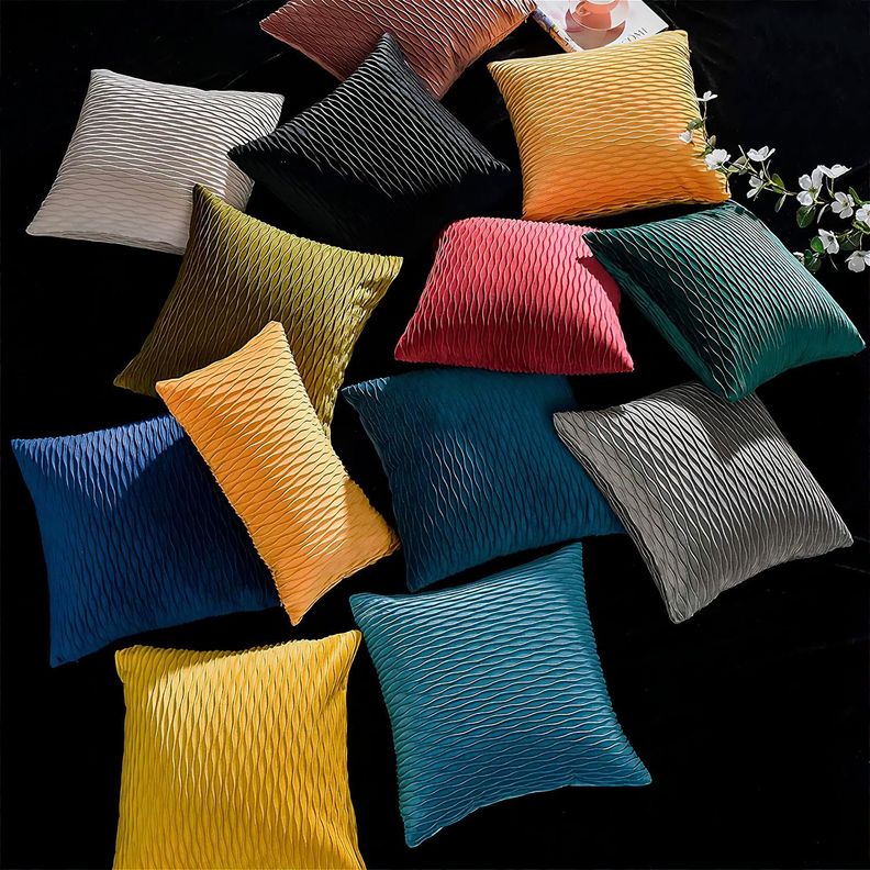 Fundas De Cojin Decorativa 45x45 moderna Cafe PACK 4 U-3