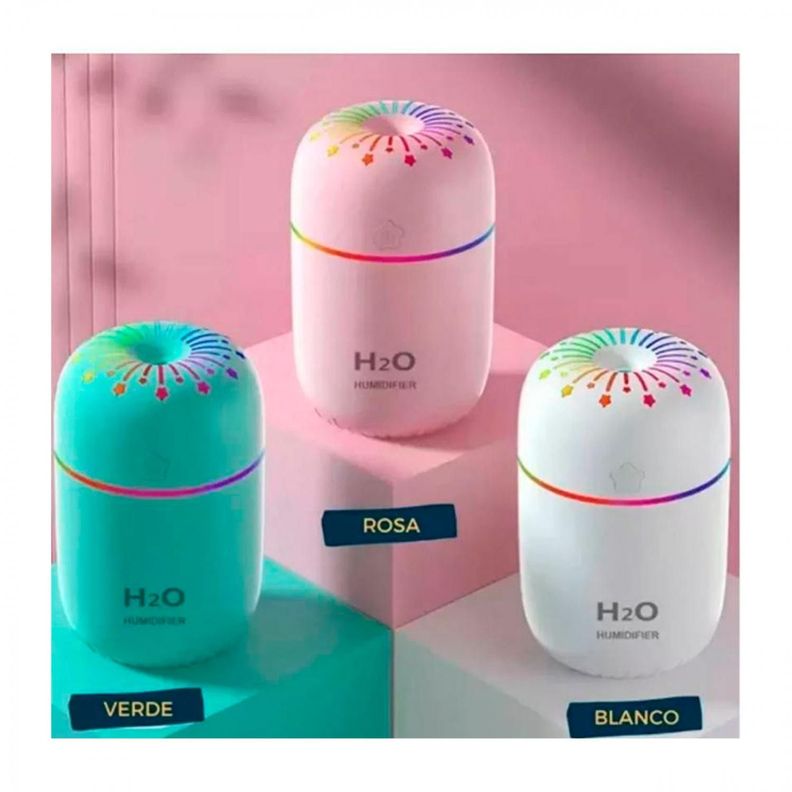Difusor Humidificador De Aire Para Hogar- Oficina Colores-1