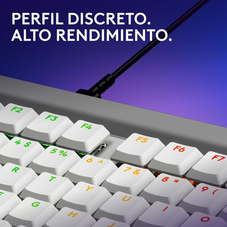 Teclado Gamer Con Cable Logitech G515 Tkl, Blanco Inglés-5