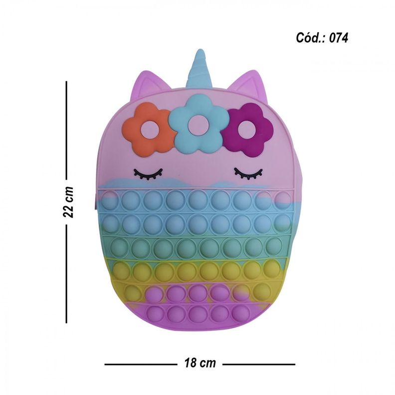 Mochila Pop It Juguete Infantil 22x18cm-1