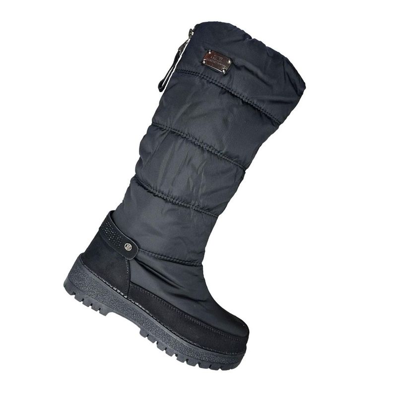 Bota Invernal Acolchada Negra Comodidad y Estilo 7531-2