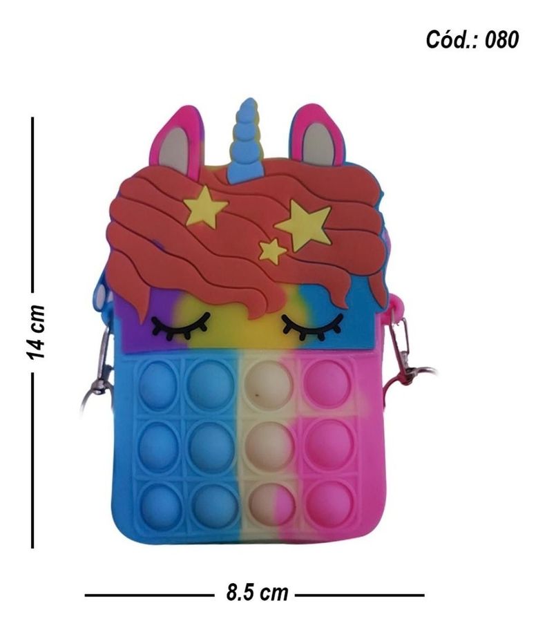 Cartera De Pop It Juguetes Antiestres Infantil 080 14x8.5cm-1