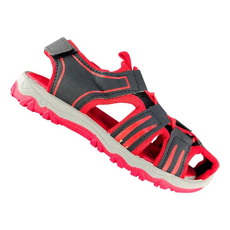 Sandalia Infantil De Niño Con Ajuste Velcro Rojo 7410-0