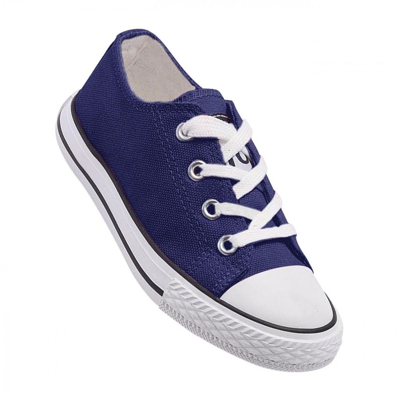 Zapatilla Infantil De lona Urbana Casual - Azul - 7193-0