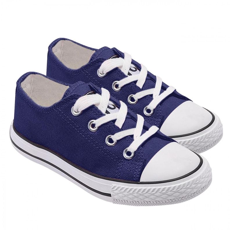 Zapatilla Infantil De lona Urbana Casual - Azul - 7193-2