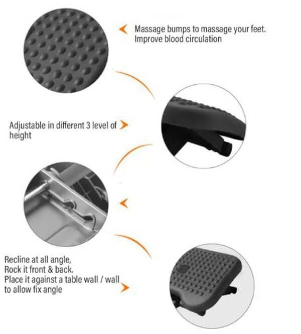 Reposa Pies – Apoya pies ergonómico-3