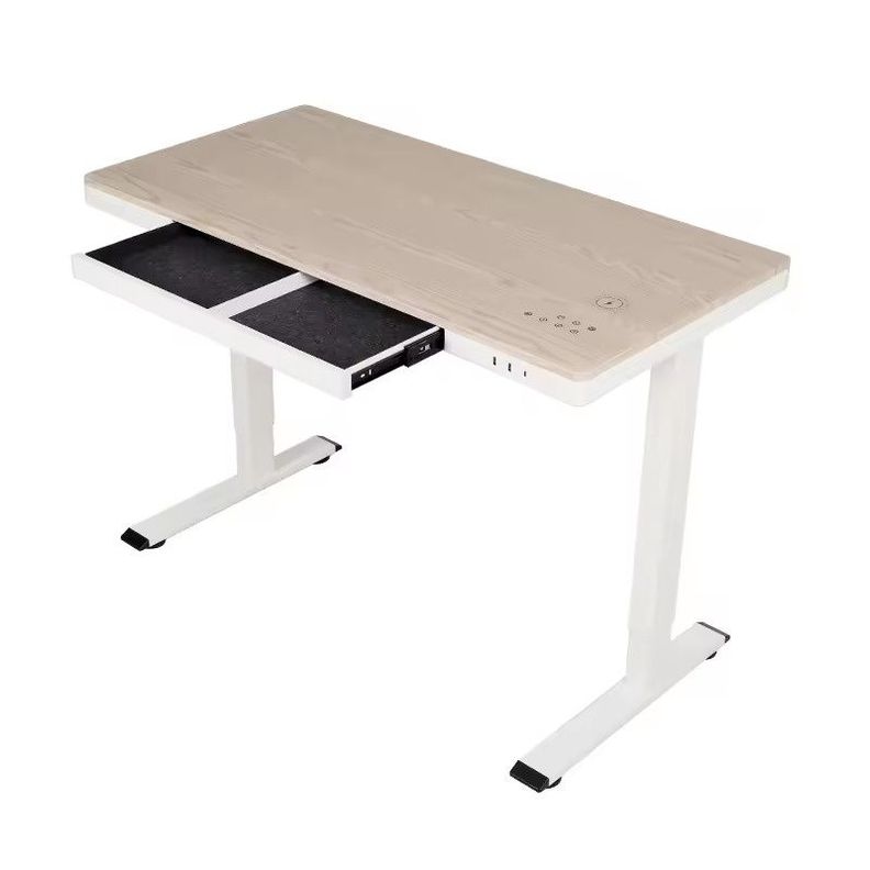 Escritorio Eléctrico Elevable Madera-1