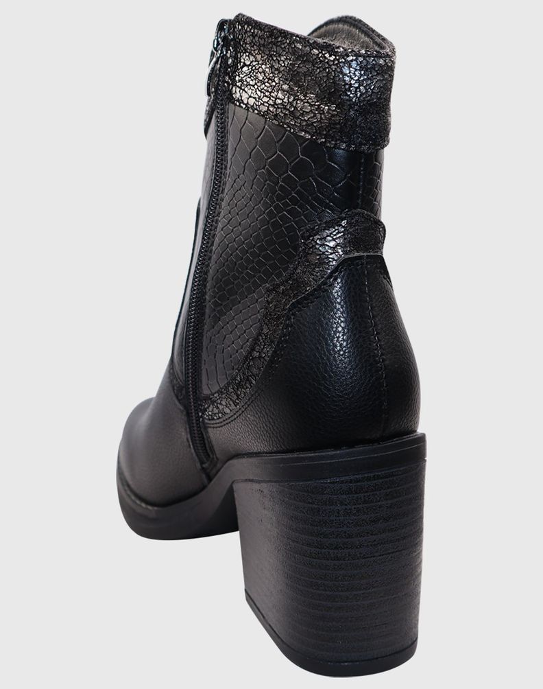 Bota corta print Negro-2