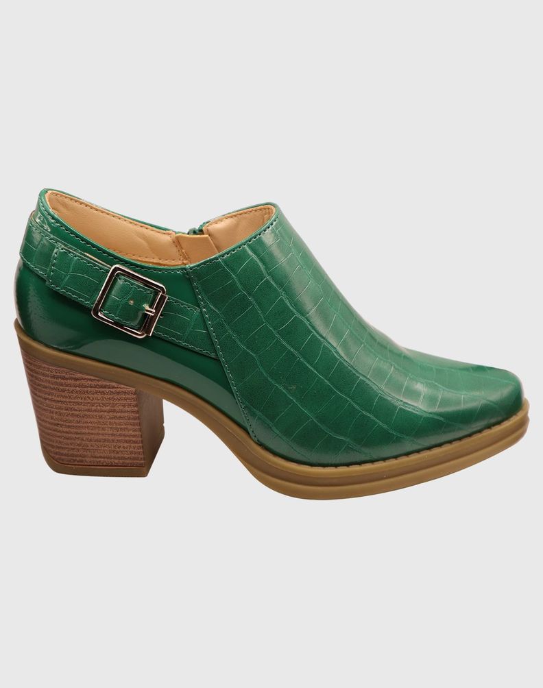 Botin hebilla Verde-4