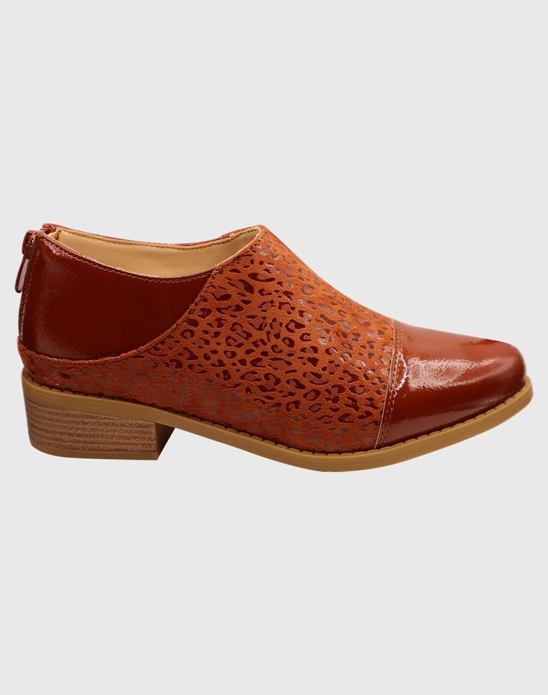 Mocasin animal print Café-4