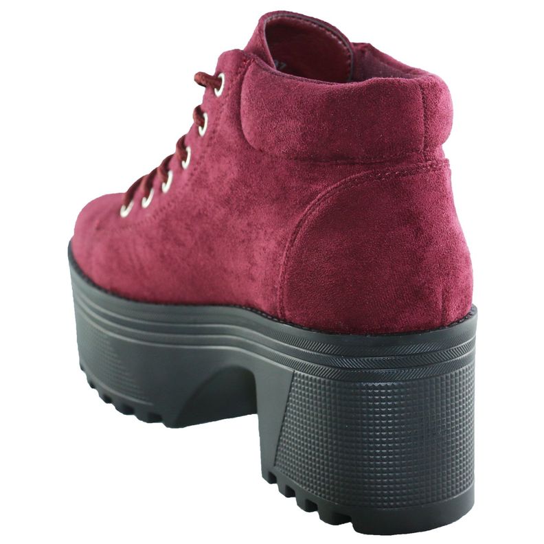 Botin Estrella Alto Rojo Danicolle-3